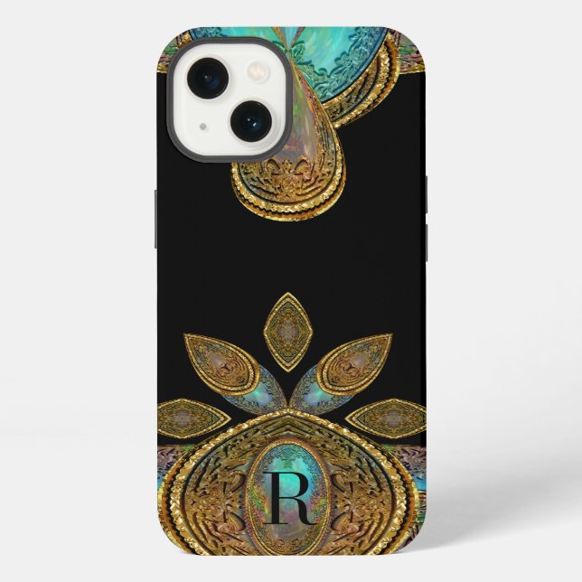 Centauri Deco Monogram iPhone Case (Back)
