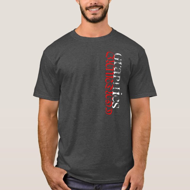 CENTAURO GRAPHICS Red/White T-Shirt (Front)