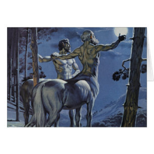 Centaurs (colour litho)