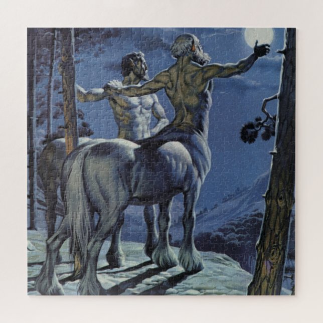 Centaurs (colour litho) jigsaw puzzle (Horizontal)