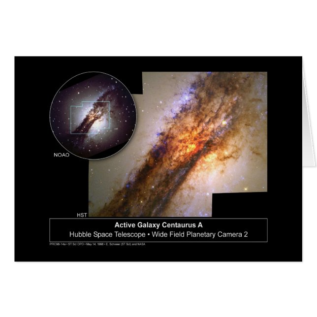 Centaurus A Galaxy Hubble Telescope (Front Horizontal)