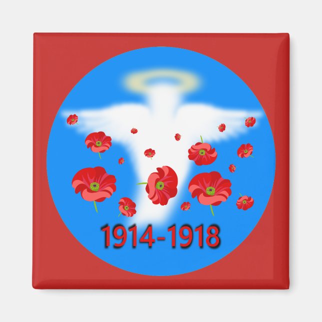 Centenary of End of First World War Magnet (Front)