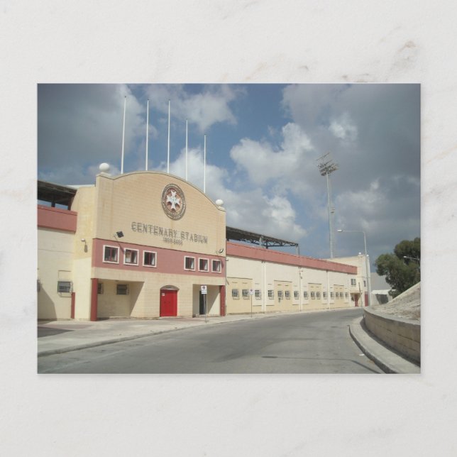 Centenary Stadium - Ta' Qali Postcard (Front)