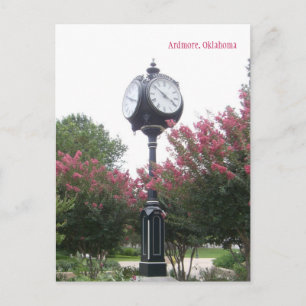 Centennial Clock in Ardmore, Oklahoma Postcard