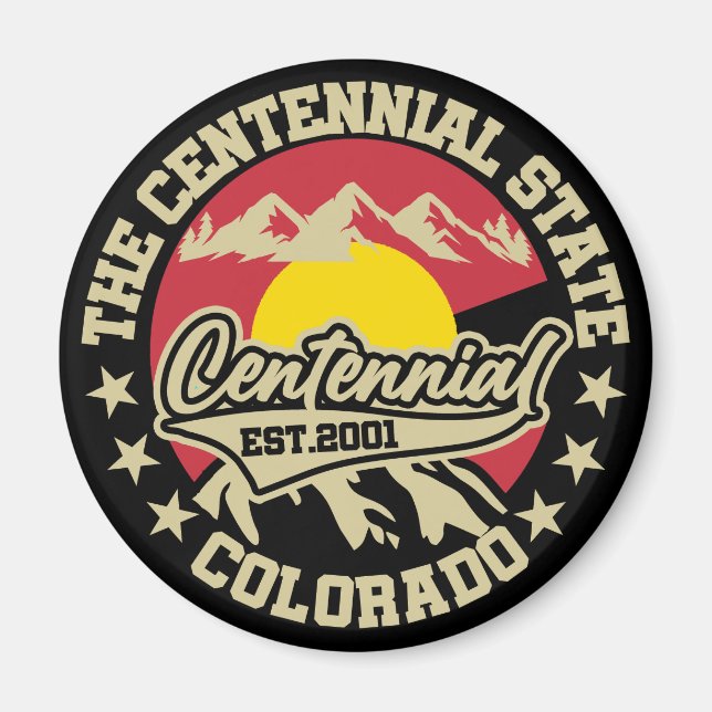 Centennial,Colorado Magnet (Front)
