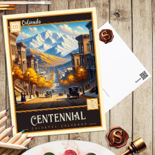 Centennial, Colorado Vintage Postcard