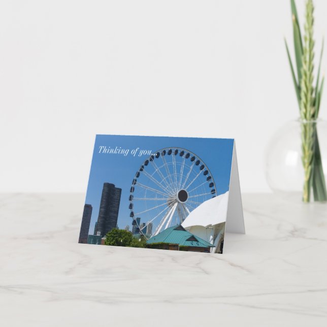 Centennial Ferris Wheel Thinking Of You Card (Front)