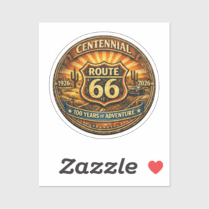 Centennial Highway Journey Retro Graphic