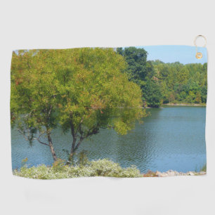 Centennial Lake in Ellicott City Maryland Golf Towel