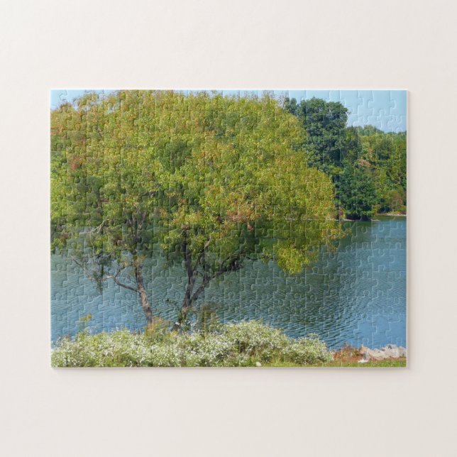 Centennial Lake in Ellicott City Maryland Jigsaw Puzzle (Horizontal)