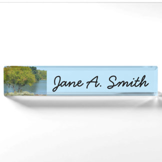 Centennial Lake in Ellicott City Maryland Nameplate