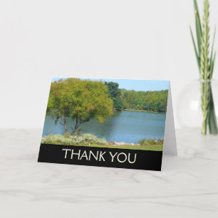 Centennial Lake in Ellicott City Maryland Thank You Card