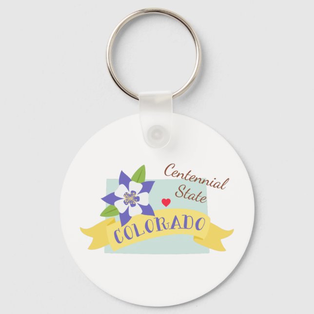 Centennial State Key Ring (Front)
