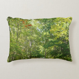 Centennial Wooded Path I Ellicott City Nature Decorative Cushion