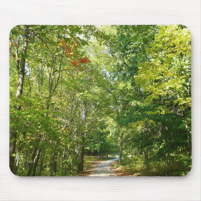 Centennial Wooded Path I Ellicott City Nature Mouse Mat (Front)