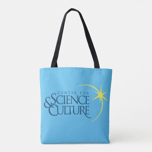 Center for Science and Culture Blue Tote Bag (Back)