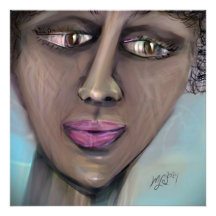 Center Held Modern Feminine Portrait