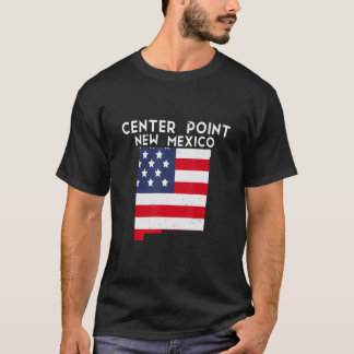 Center Point USA State America Travel New Mexican  T-Shirt