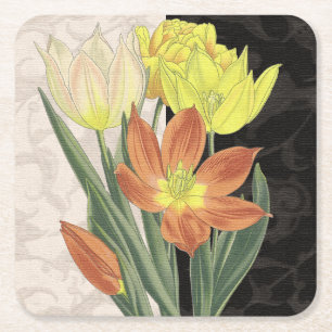 Centerpiece II Square Paper Coaster