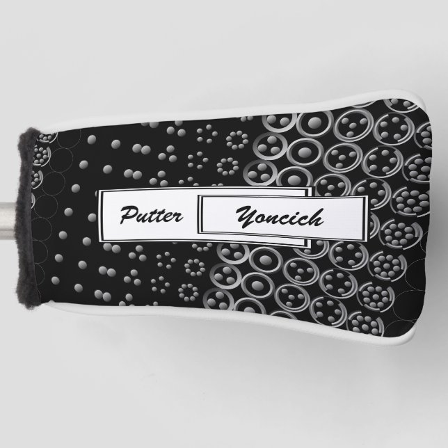 Centesimal 12Digit Fibonacci Sequence by K Yoncich Golf Head Cover (Front)