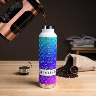 Centesimal 12Digit Fibonacci Sequence by K Yoncich Water Bottle
