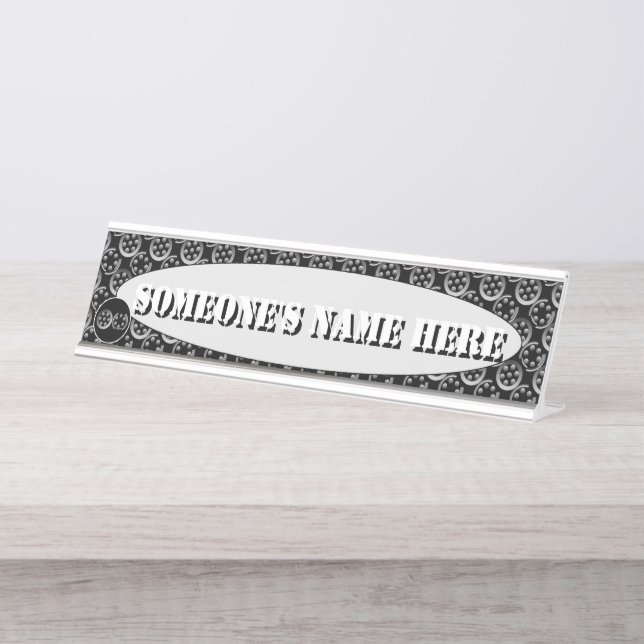 Centesimal 1776 by Kenneth Yoncich Desk Name Plate (Front)