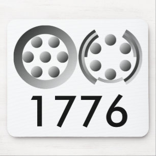Centesimal 1776 by Kenneth Yoncich Mouse Mat