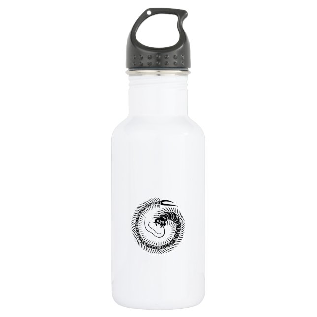 Centipede circle 532 ml water bottle (Front)