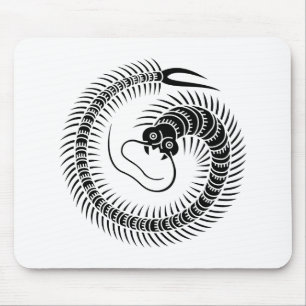 Centipede circle mouse mat