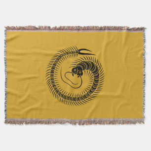 Centipede circle throw blanket
