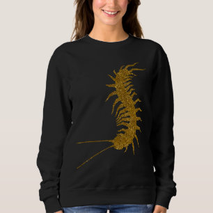 Centipede  For Women Girl Arthropod Worm Maggot Sweatshirt