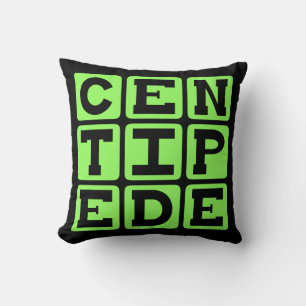 Centipede, Insect With Many Legs Cushion