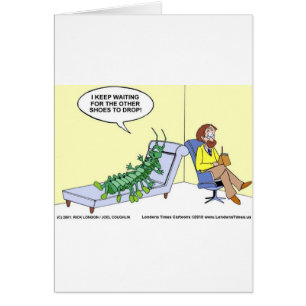 Centipede Psychiatry Funny Cards Mugs & Gifts