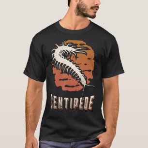 Centipede Vintage Retro Classic Animal Sunset T-Shirt