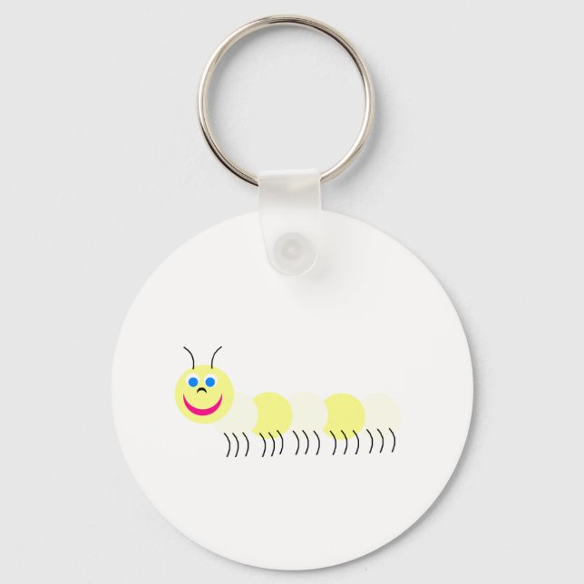 centipede yellow key ring (Front)
