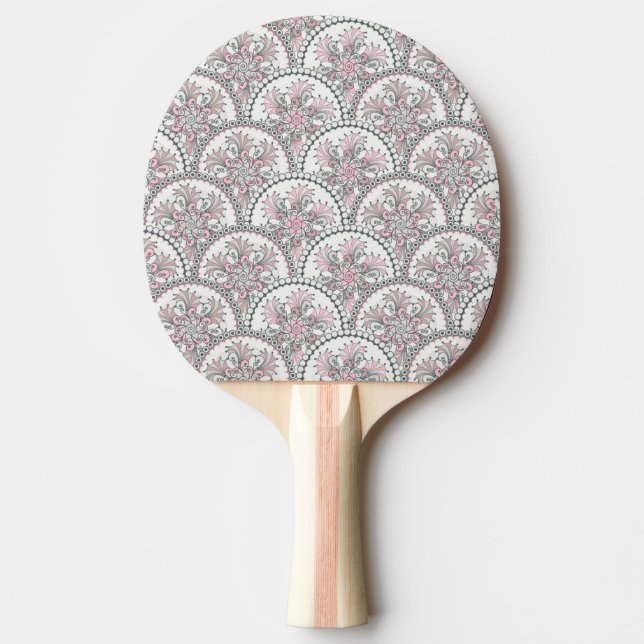 Centle Vintage Pattern Ping Pong Paddle (Front)