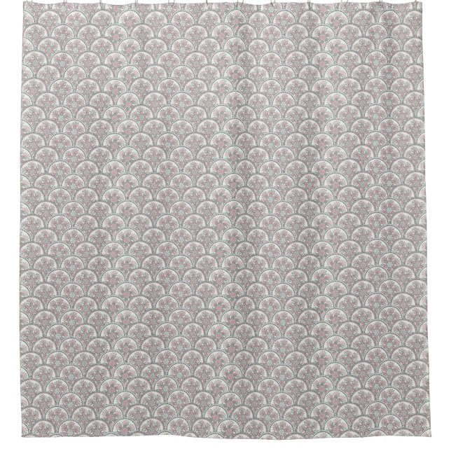 Centle Vintage Pattern Shower Curtain (Front)