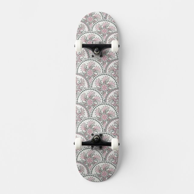 Centle Vintage Pattern Skateboard (Front)