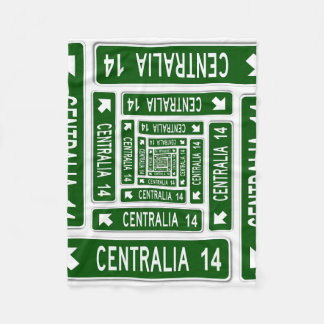 Centrailia PA Fleece Blanket