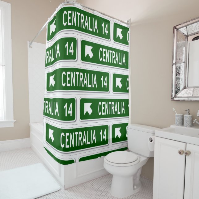 Centrailia PA Shower Curtain (In Situ)