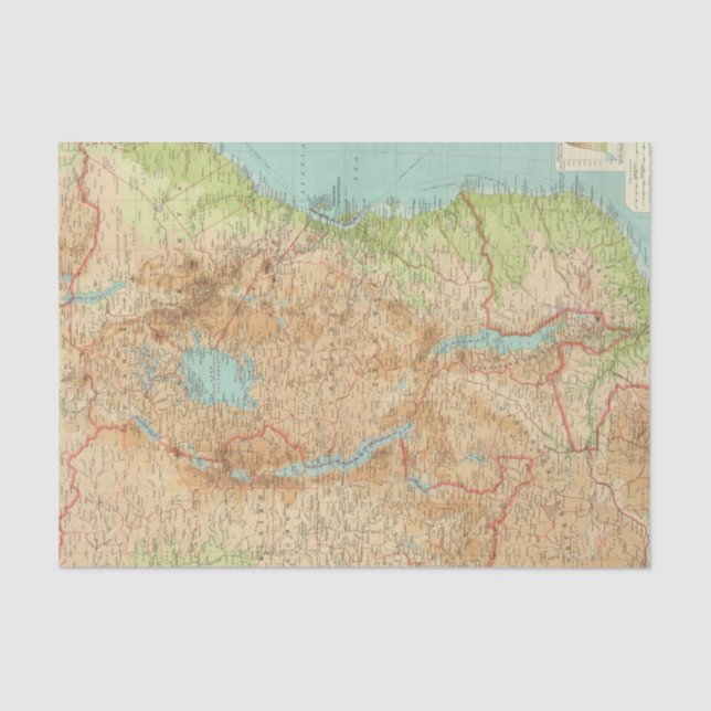 Central Africa eastern section Tissue Paper (Front)