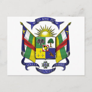 Central African Republic CF Postcard