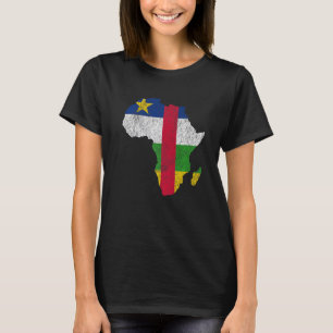 Central African Republic Flag Africa Central Afric T-Shirt