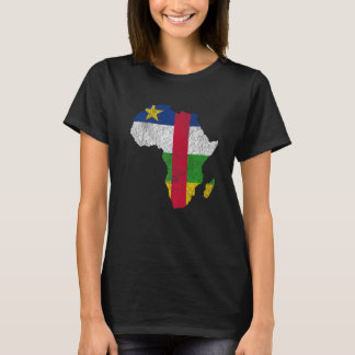 Central African Republic Flag Africa Central Afric T-Shirt