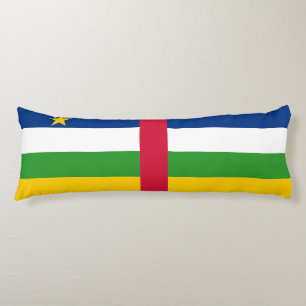 Central African Republic Flag Body Cushion