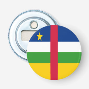 Central African Republic Flag Bottle Opener