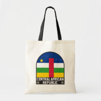 Central African Republic Flag Emblem Distressed