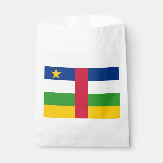 Central African Republic Flag Favour Bags (Front)