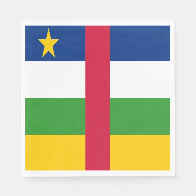 Central African Republic Flag Napkin (Front)