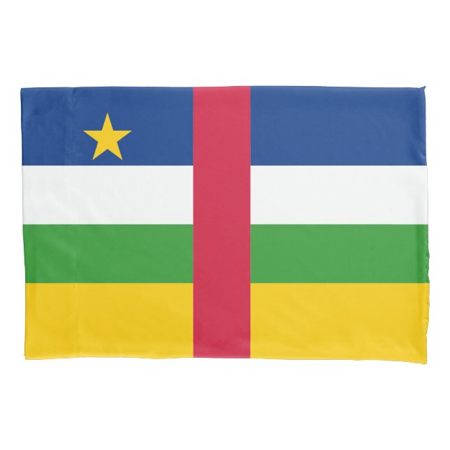Central African Republic Flag Pillowcase (Front)